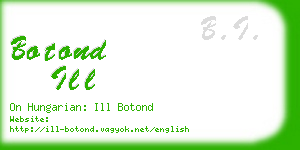 botond ill business card